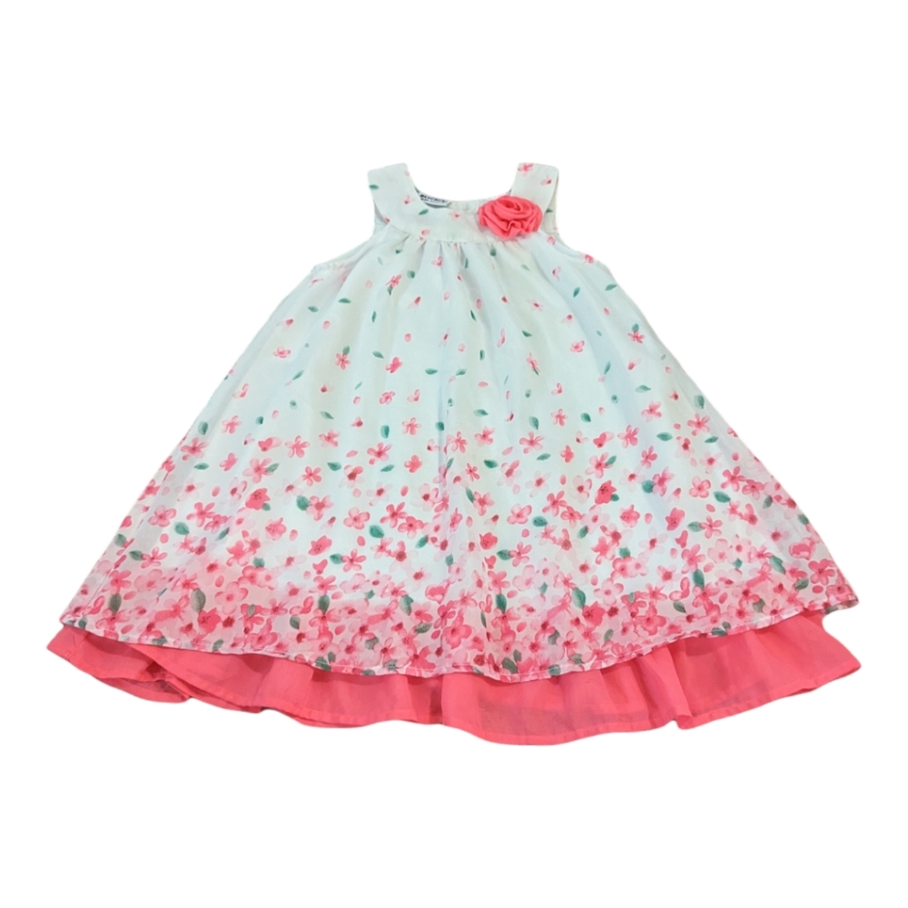 Blueberi Boulevard Polyester Floral Sleeveless Dress